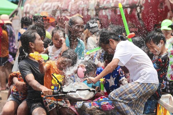 Songkran water sale festival